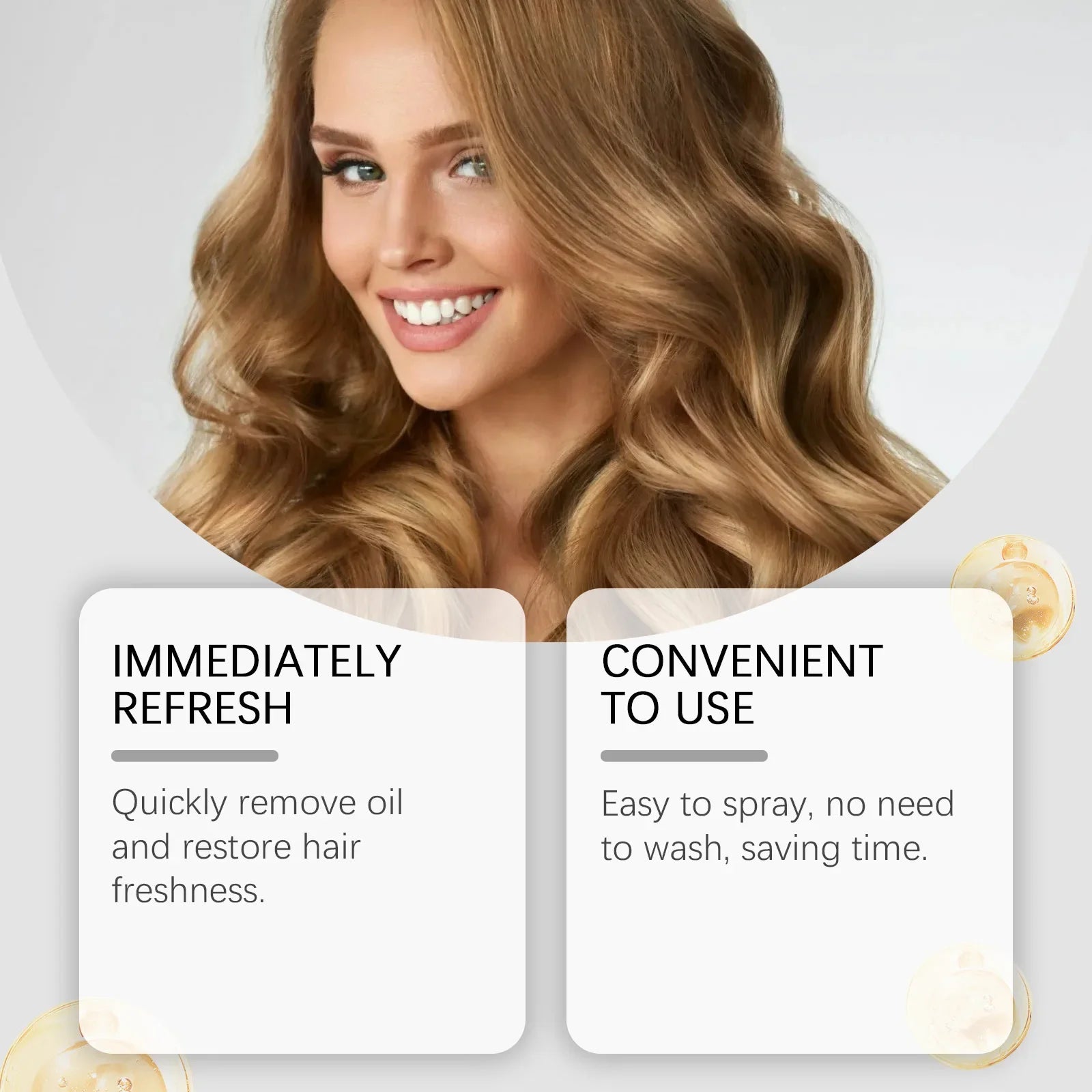 Instant Hair Volume Boost Spray